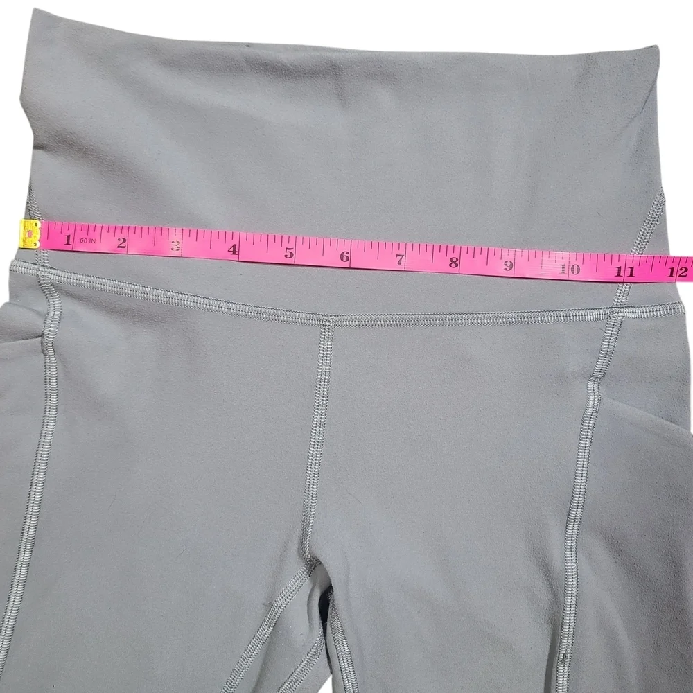 Lululemon Gray High Rise Yoga Leggings Size 4 Soft Stretch Activewear